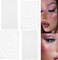 2116 Pcs Self-Adhesive Rhinestones for Makeup – 6 Sheets of Clear Rhinestone Stickers, Bling Gems for Eyes, Face, and DIY Crafts (White)